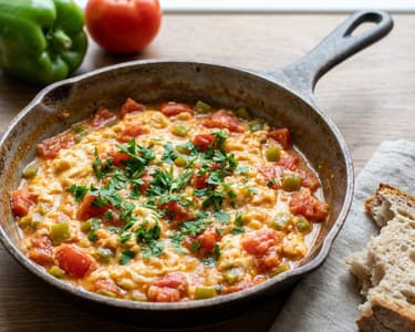 Török rántotta (menemen)