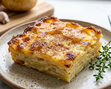 French Gratin Potatoes | Creamy and Crispy Side Dish