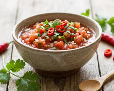Friss paradicsom salsa | Pikáns mártogatós grillezéshez
