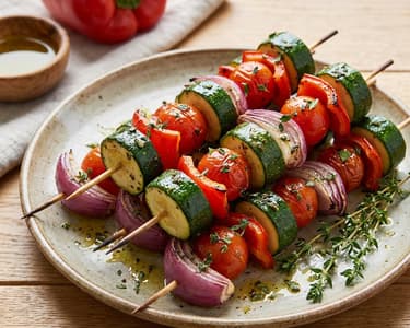 Grilled vegetable skewers | Easy summer grill recipe