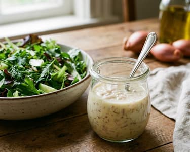 Shallot Dressing | Fresh and Silky Salad Dressing