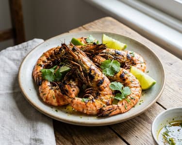Grilled Prawns in Citrus Marinade