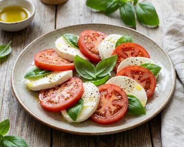 Klasszikus Caprese saláta | Friss olasz előétel