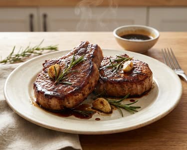 Sweet and Sour Pork Loin with Honey and Balsamic Vinegar