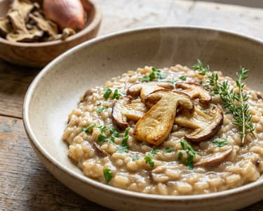 Creamy Porcini Risotto | Italian Classic