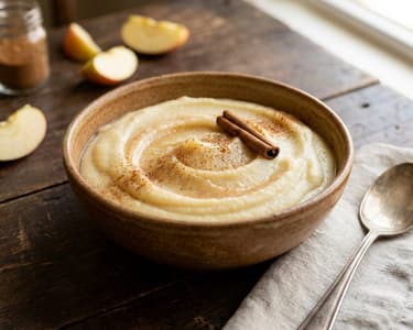 Silky Parsnip Puree with Apple and Cinnamon