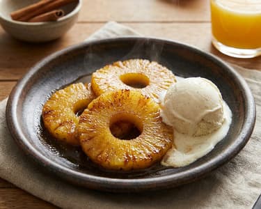 Grilled Flambéed Pineapple | Exotic Summer Dessert