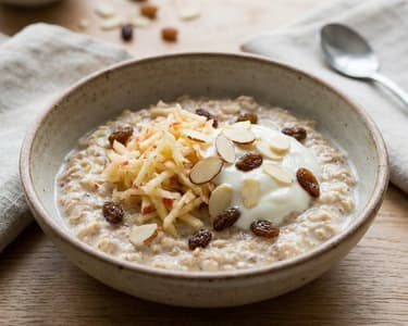 Classic Bircher Muesli | Healthy breakfast with apple