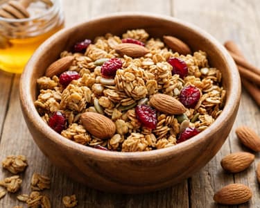 Fűszeres sült müzli | Ropogós házi granola áfonyával