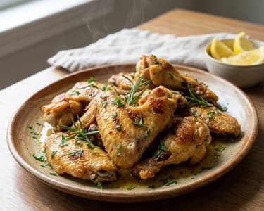 Rosemary and Parsley Chicken Wings