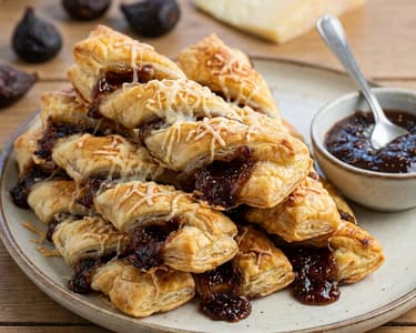Fig and Pecorino Puff Pastry Sticks