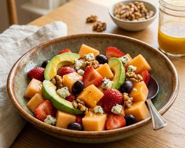 Fruit Salad with Gorgonzola
