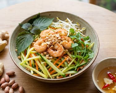Vietnamese Mango Salad with Shrimp (Nom xoai)