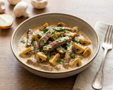 Sirloin Stroganoff