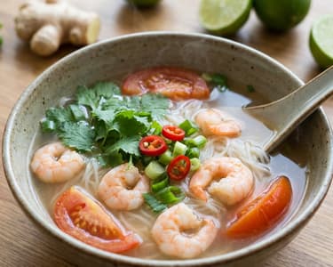 Bún tôm – vietnámi garnélarákos tésztaleves