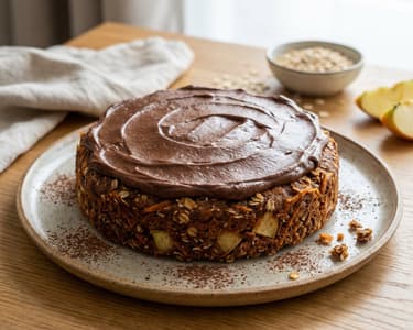 Healthy Cocoa Bomb | Oat-Fruit Fit Cake