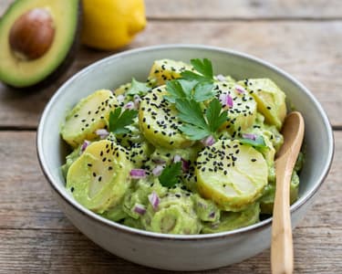 Avocado Potato Salad | Healthy and Creamy Side Dish