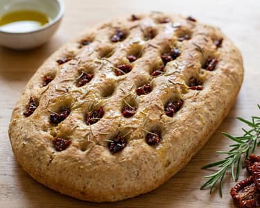 Focaccia with Rosemary and Dried Tomatoes