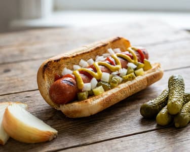 Klasszikus amerikai hot dog