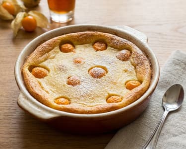 Clafoutis with Physalis | French Dessert Specialty