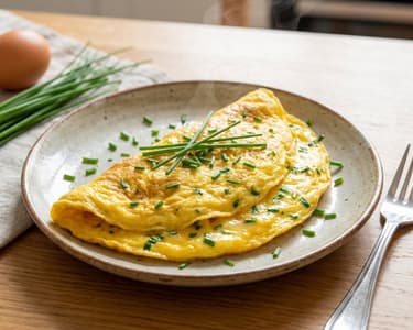 Chive Omelette | Quick and Nutritious Breakfast