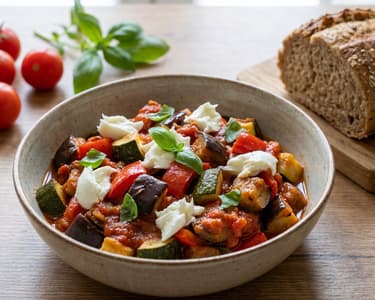 Olasz caponata | Mediterrán sült zöldségek