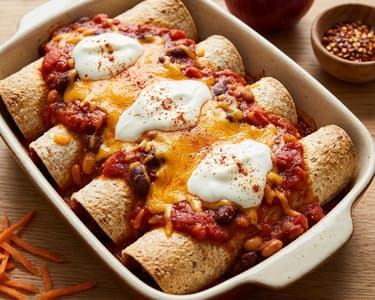 Vegetáriánus Enchilada