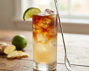 Dark & Stormy cocktail