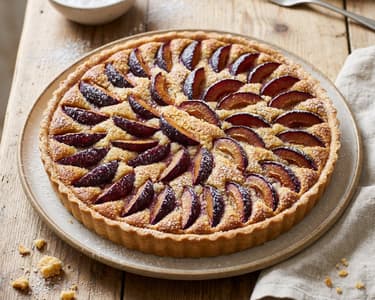 Szilvás frangipane pite borssal