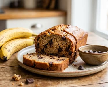 Chocolate Banana Bread | Moist and Fragrant Dessert