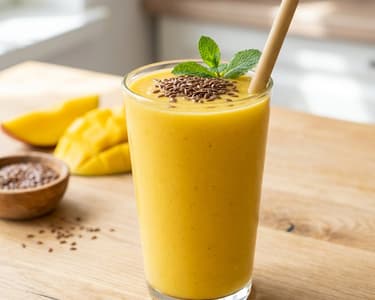 Mango-Banana Smoothie | Creamy and Healthy Breakfast