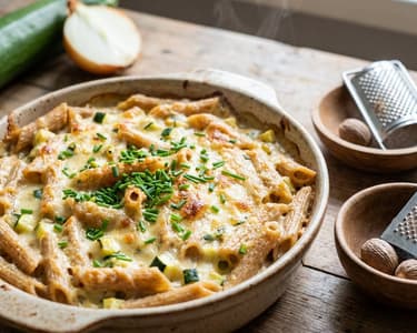 Cukkinis mac ‘n’ cheese | Krémes és egészséges ebéd
