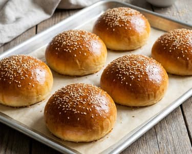Brioche Burger Buns | Soft and Homemade