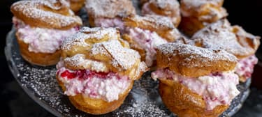 Túrókrémes mini képviselőfánk