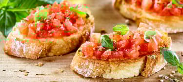Paradicsomos bruschetta