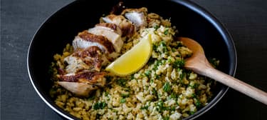 Csirkemell curry karfiolrizzsel