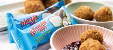 Elronthtatlan túrógombóc gyümölcsraguval