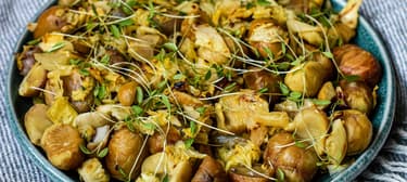 Gesztenyés-citromos kelkáposzta