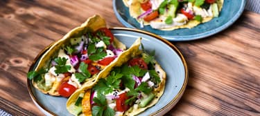 Zöldséges taco