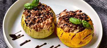 Hajdinás-babos töltött cukkini