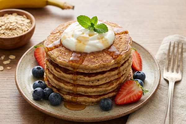 Oatmeal Banana Pancakes