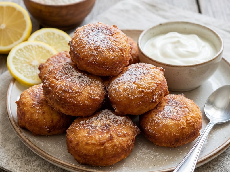 Cottage Cheese Doughnuts