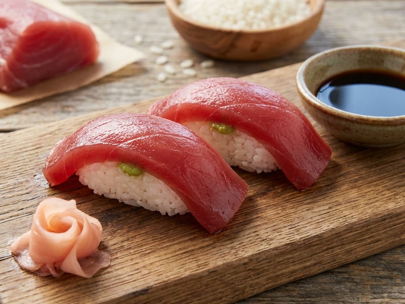 Maguro nigiri - tuna nigiri