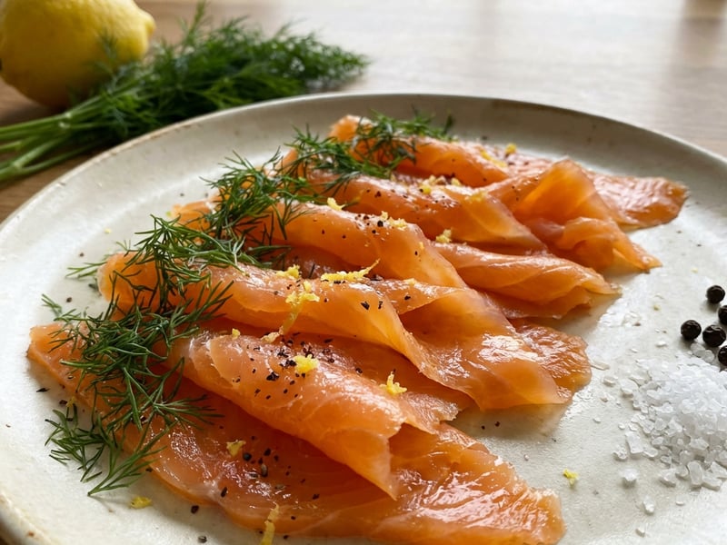 Pácolt lazac - Gravlax