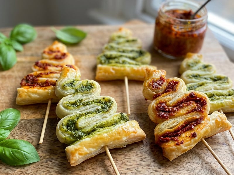 Pesto Christmas Trees