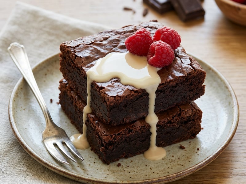 Irish Cream Liqueur Brownie
