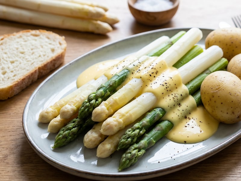 Asparagus with Hollandaise Sauce