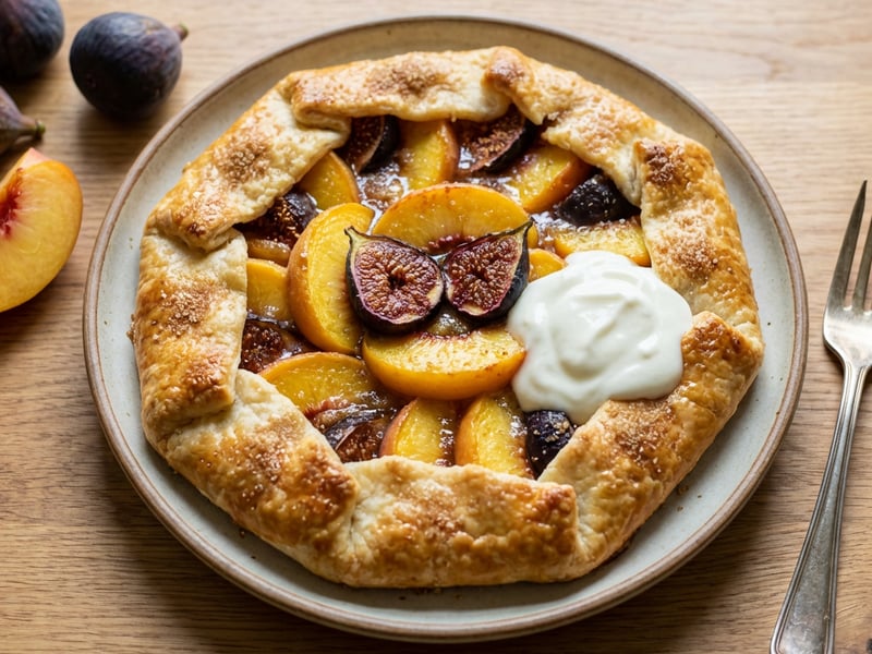 Apricot and Fig Galette