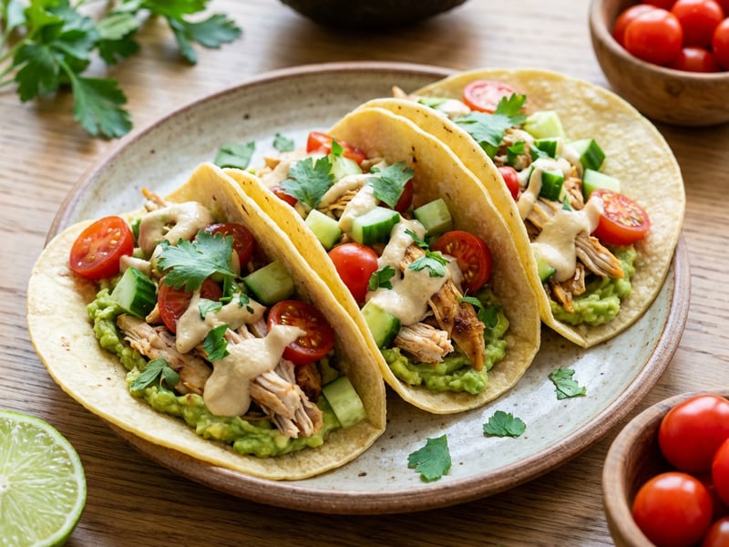 Zöldséges taco