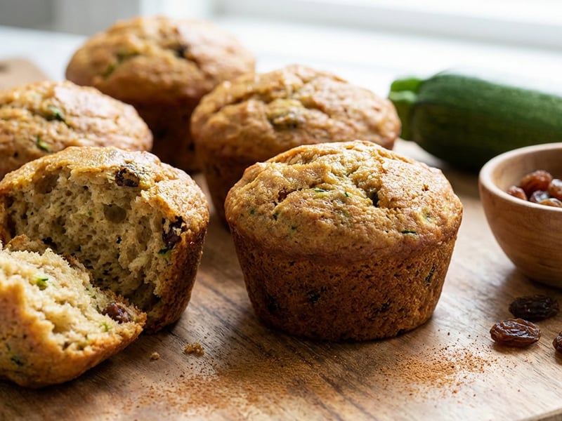 Cukkini muffin